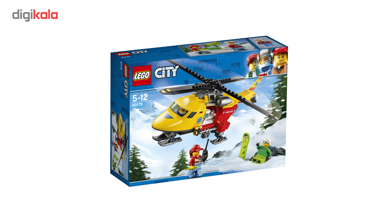 لگو سری City مدل Ambulance Helicopter 60179