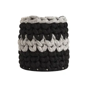 سبد قلاب بافی مدل black & white