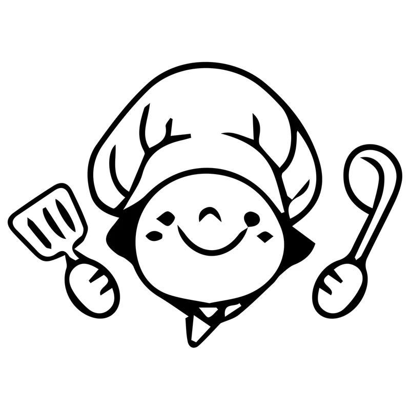 استیکر دیواری صالسو آرت طرح chef az