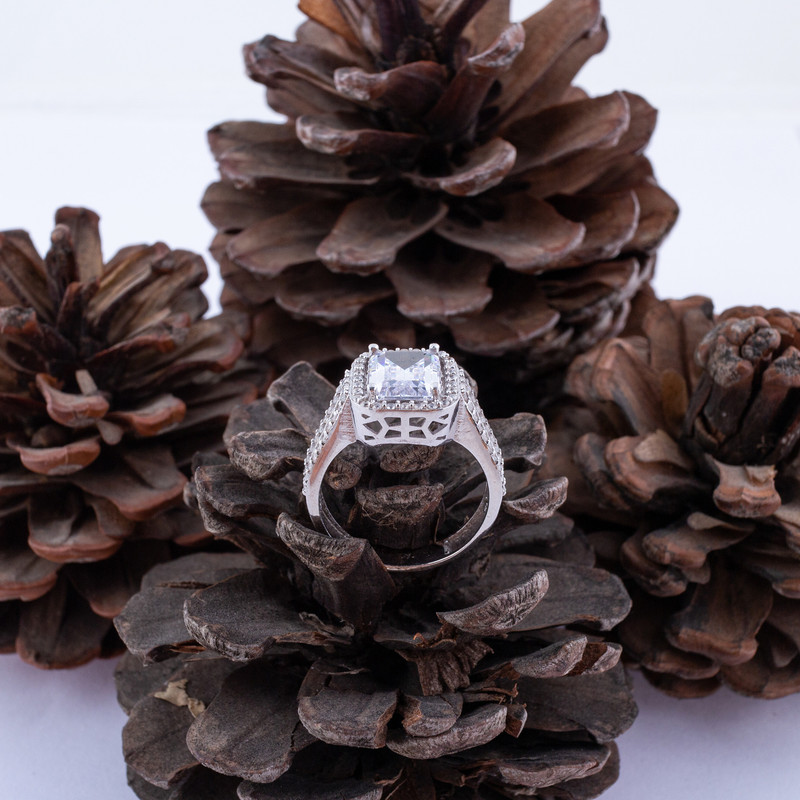 انگشتر نقره زنانه مدل AMT_R111