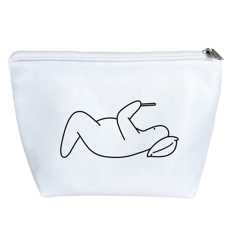 کیف لوازم آرایش دخترانه خندالو مدل تنبل خسته کد 3486