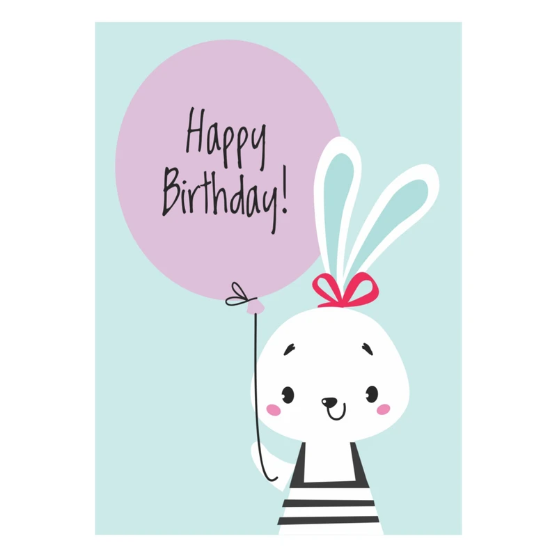 کارت پستال مدل Happy birthday کد 35