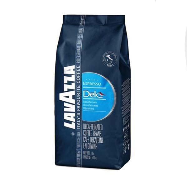 دانه قهوه  لاواتزا مدل Dek Espresso مقدار 500 گرم
