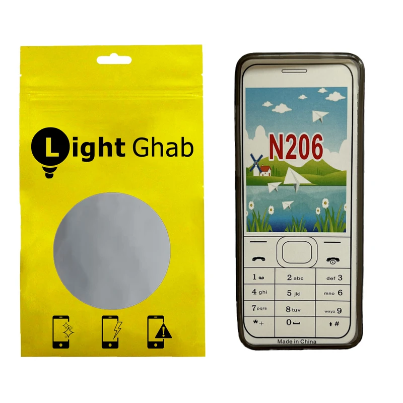 کاور لایت قاب مدل ژله ای مناسب برای گوشی موبایل نوکیا N206