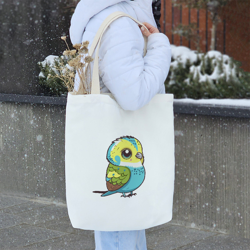 ساک خرید خندالو مدل مرغ عشق کد H1607