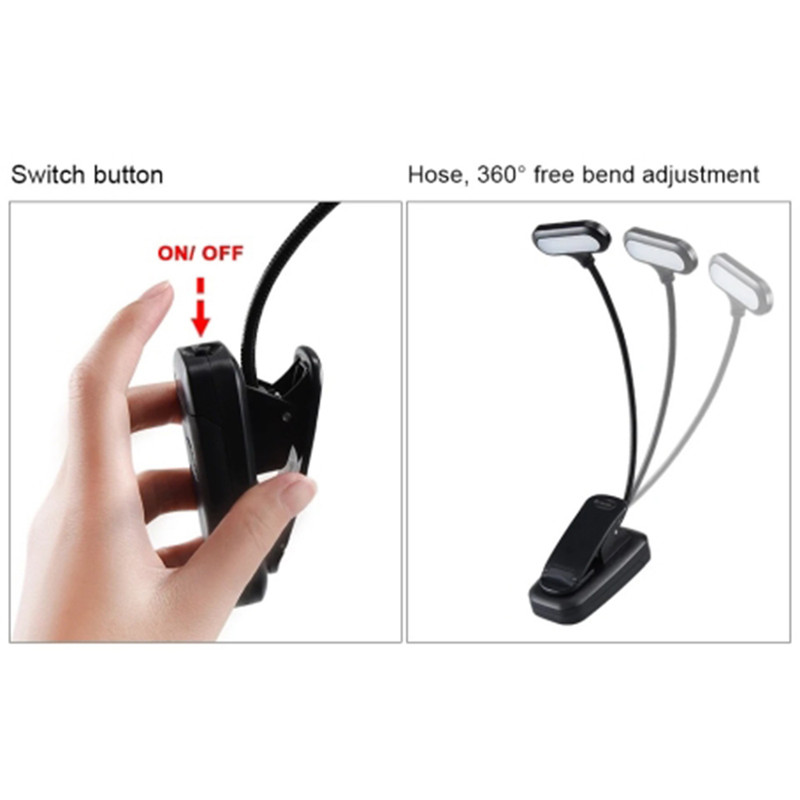 چراغ مطالعه مدل LY-13 گیره دار