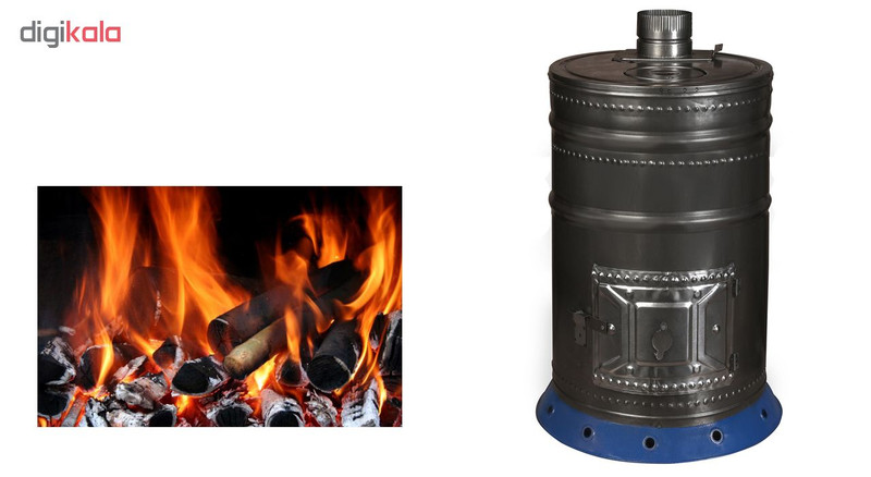 بخاری هیزمی مدل atlas