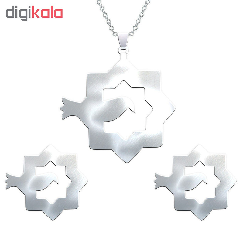 نیم ست نقره طرح بوچلاتی AET76