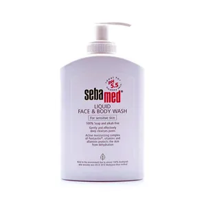 محلول شستشوی صورت و بدن سبامد مدل body wash