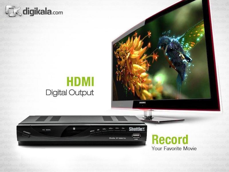 گیرنده تلویزیون دیجیتال شاتل تک DVBT DT 3000TU