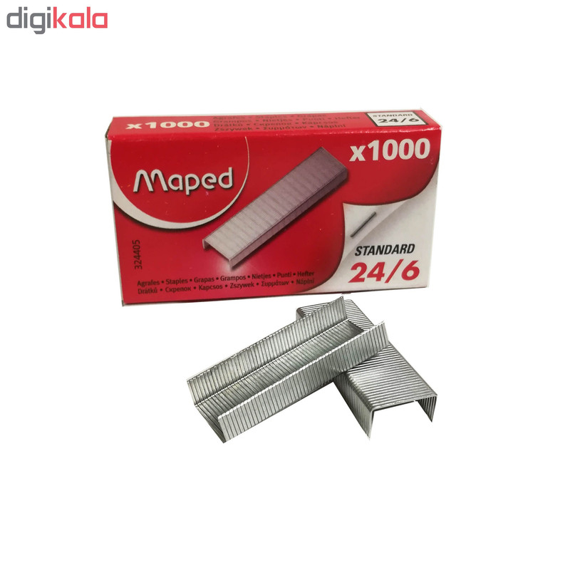 سوزن منگنه مپد کد 324405 سایز 24/6 بسته 1000 عددی