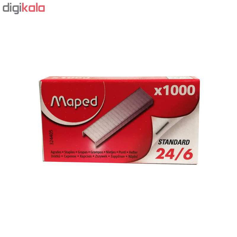 سوزن منگنه مپد کد 324405 سایز 24/6 بسته 1000 عددی