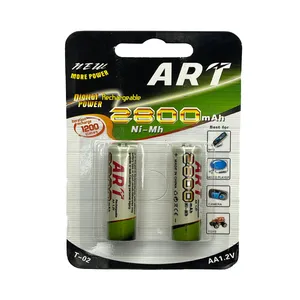 باتری قلمی قابل شارژ آرت مدل Ni-Mh-T-02 بسته ۲ عددی