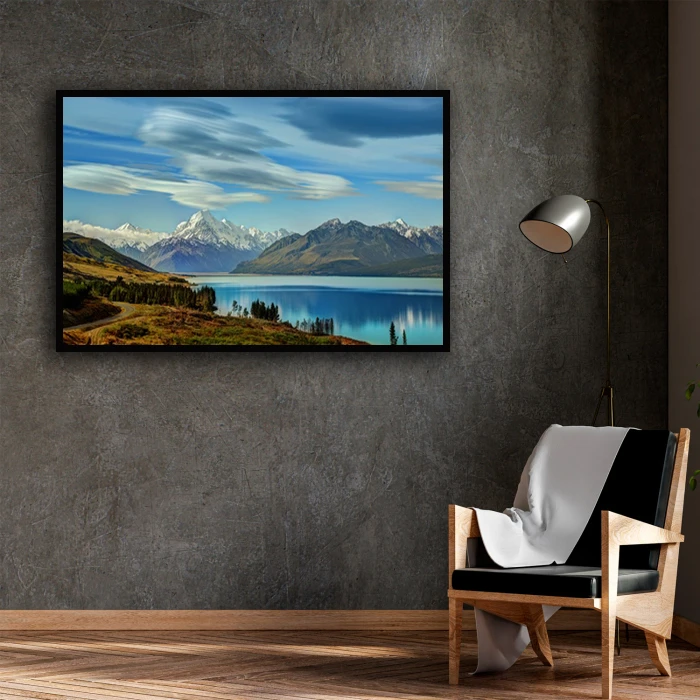 تابلو نوری بکلیت طرح منظره طبیعت و دریا مدل B-D1370