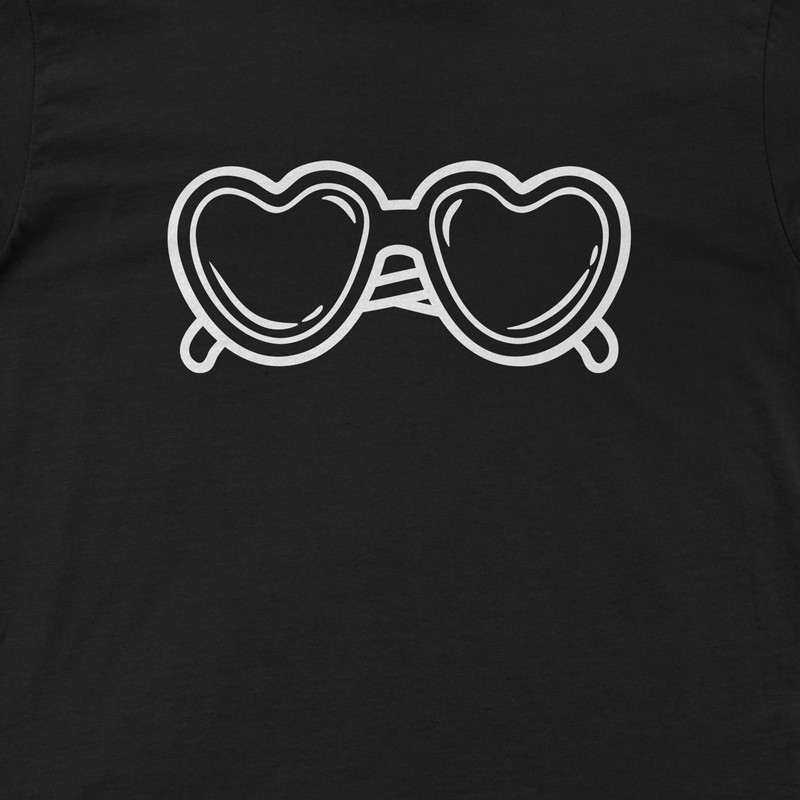 تی شرت آستین کوتاه زنانه مدل عینک