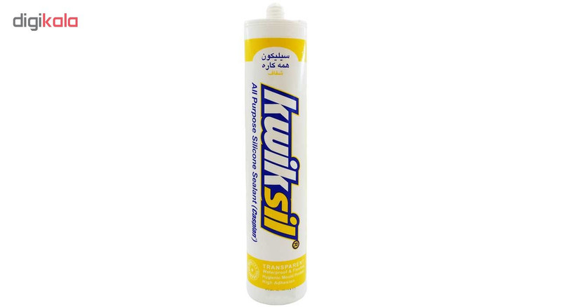 چسب سیلیکون آکواریوم همه کاره کاسپین مدل شفاف حجم 300 میلی لیتر