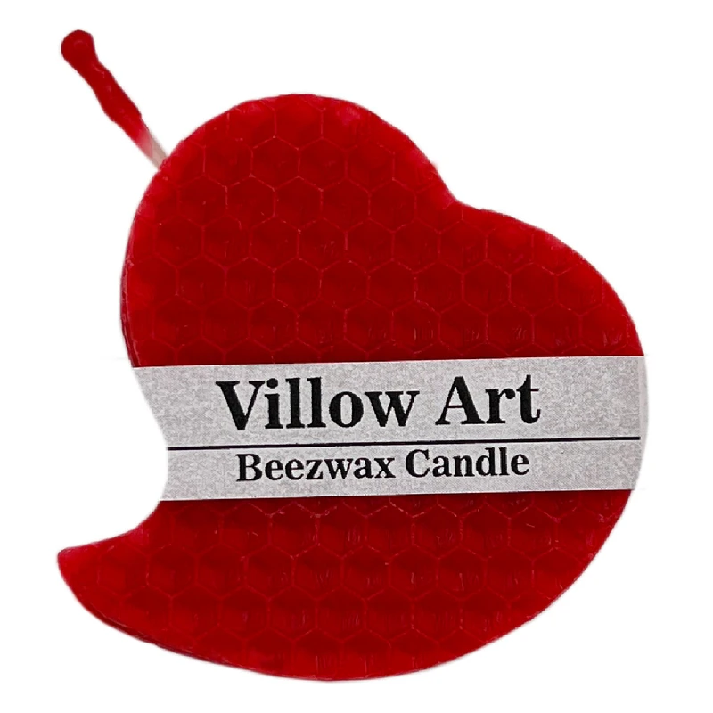 شمع بیزوکس ویلو مدل قلب کد 04