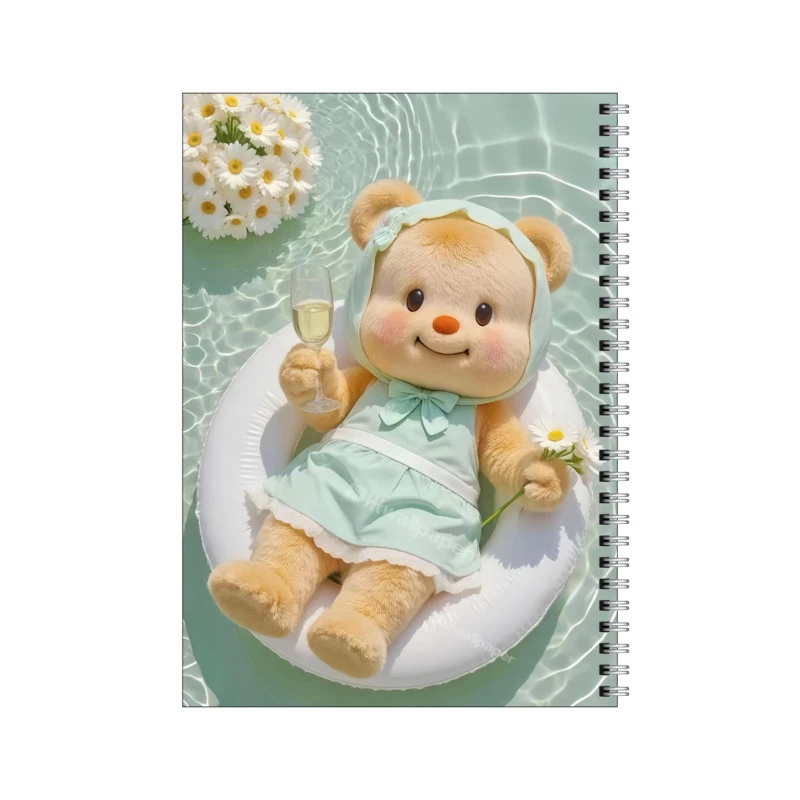 دفتر مشق 50 برگ بامبیلیپ طرح خرس در استخر کد 8150212