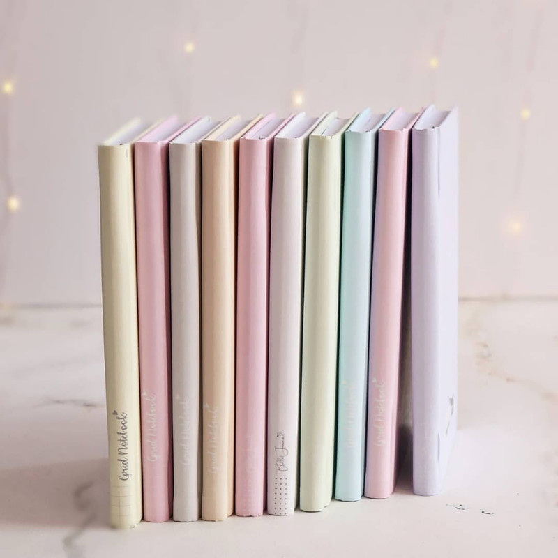 دفتر نقطه ای برگ مدل بولت ژورنال طرح کیوت پالت کد BJ_2508