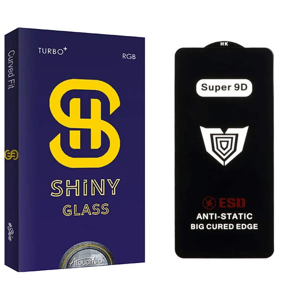 محافظ صفحه نمایش آتوچبو مدل Super 9D Shiny مناسب برای گوشی موبایل سامسونگ Galaxy A10