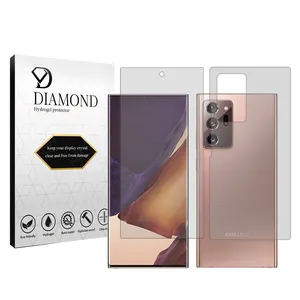 Diamond Tough model transparent screen protector suitable for Samsung Galaxy Note20 Ultra 5G mobile phone along with the back protector
