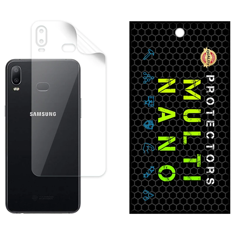 محافظ پشت گوشی شفاف نانو هیدروژل مولتی نانو مدل X-F1T مناسب برای گوشی موبایل سامسونگ Galaxy A6S