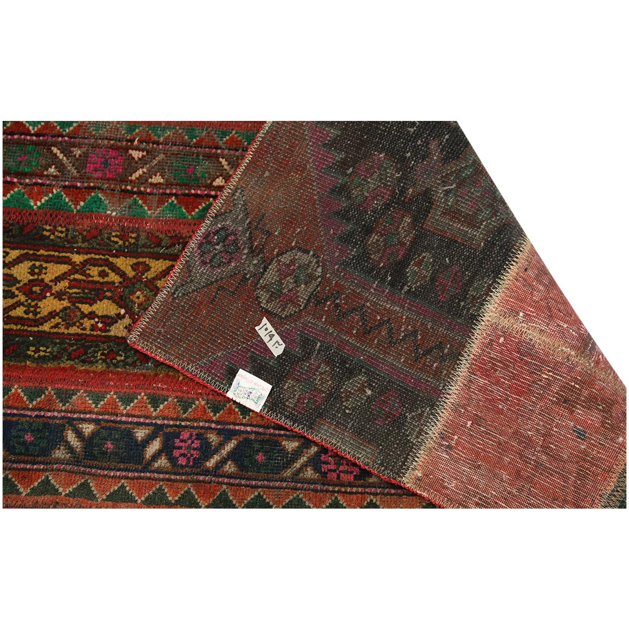 کلاژ فرش دستبافت یک متری فرش هریس کد 101930