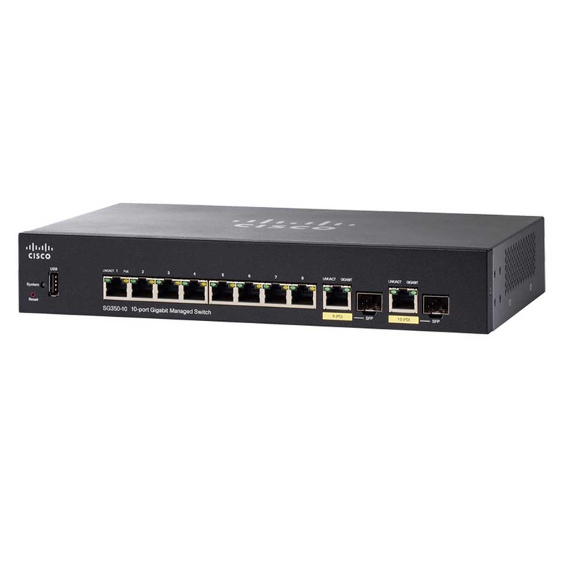 سوئیچ 10 پورت سیسکو مدل SG350-10