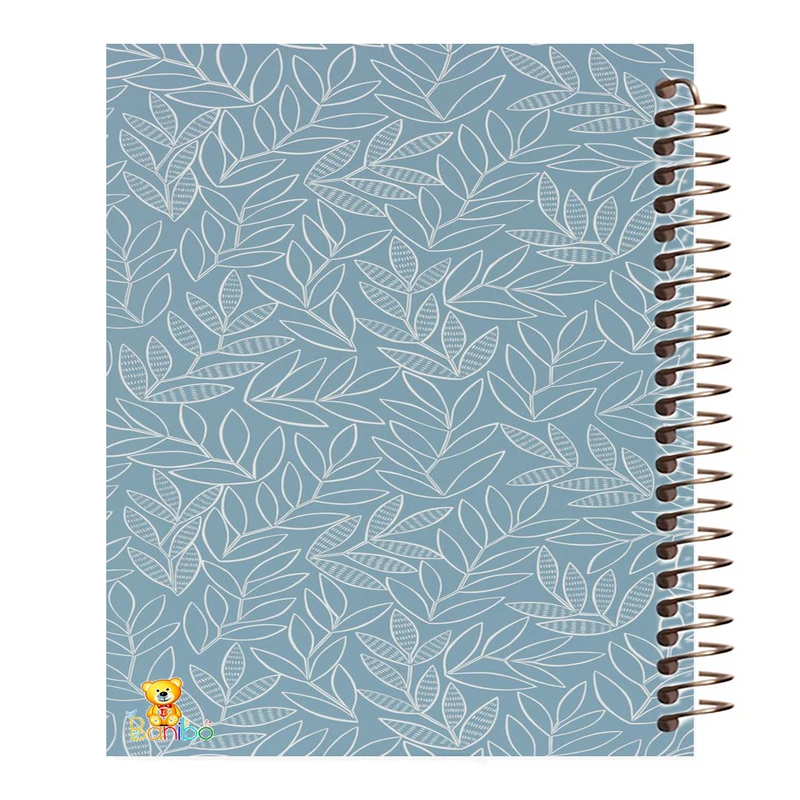 دفتر مشق 100 برگ بانیبو طرح گل کد 177