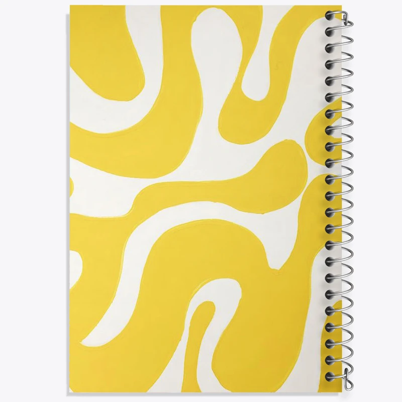 دفتر لیست خرید 50 برگ خندالو طرح مینیمال زرد کد N2771