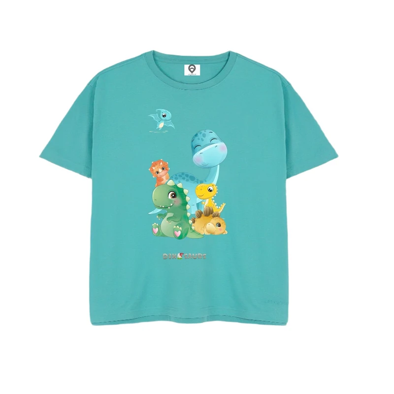 تی شرت آستین کوتاه بچگانه مدل دایناسور