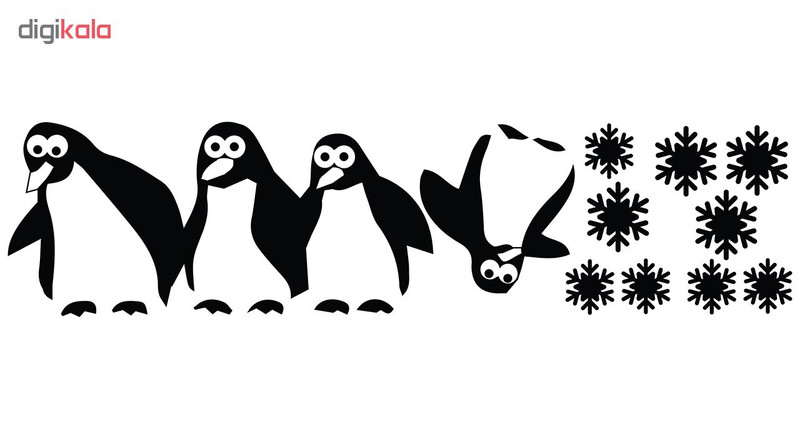 استیکر یخچال صالسو آرت طرح pinguin az