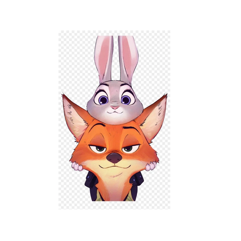 استیکر لپ تاپ و موبایل مدل انیمیشن طرح زوتوپیا Zootopia کد 2926