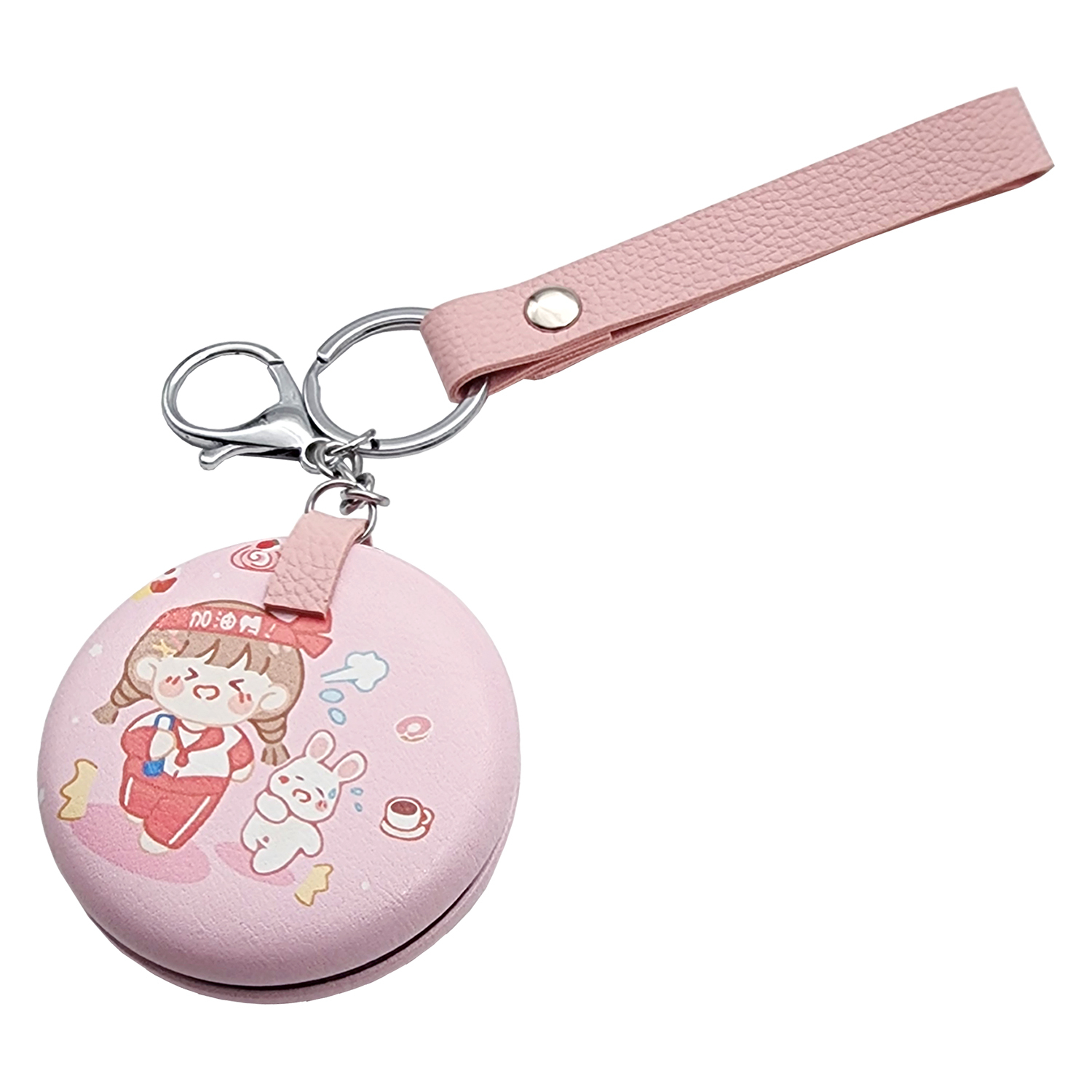 آینه جیبی مدل دختر و خرگوش کد ZJ-MR34-6