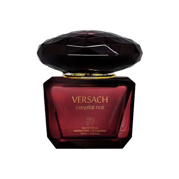 عطر جیبی زنانه ان وی مدل کریستال نویر ورساچه حجم 25 میلی لیتر