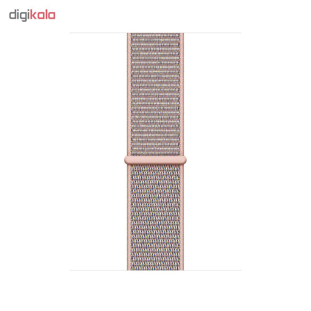 ساعت هوشمند اپل واچ 4 مدل 44mm Gold Aluminum Case with Pink Sand Sport Loop Band -  - 4