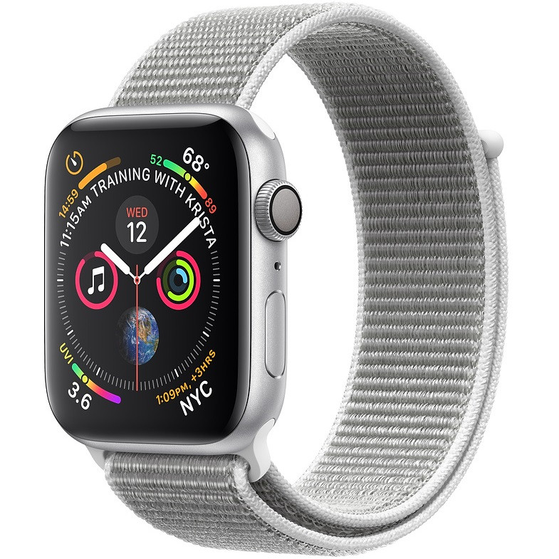 ساعت هوشمند اپل واچ  4 مدل 44mm Aluminum Case with Sport Loop Band