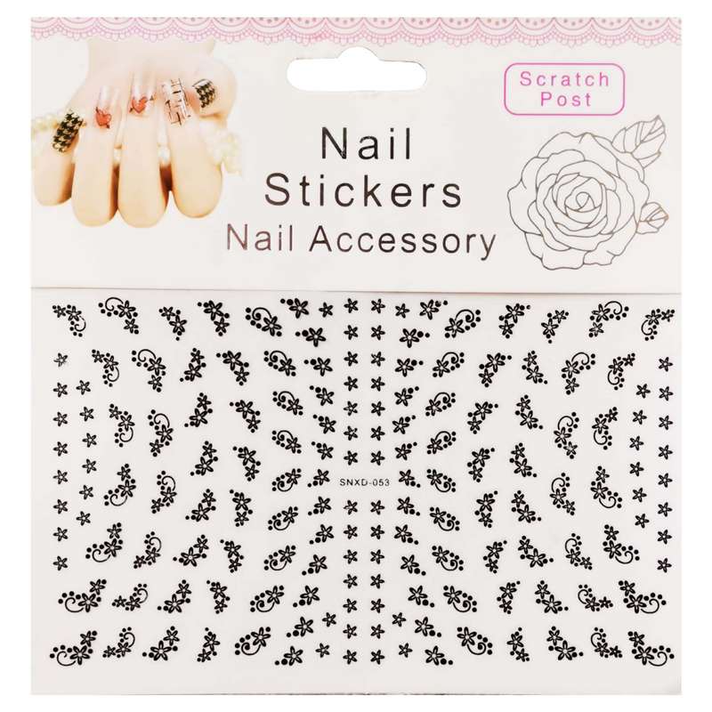 استیکر طراحی ناخن مدل ستاره دنباله دار کد SNXD-053