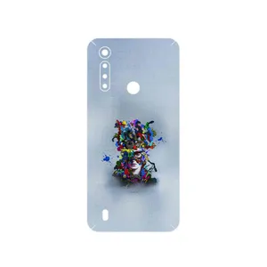 MAHOOT Collage of surreal Portrait of Women 4 Cover Sticker for Motorola Moto G8 Power Lite