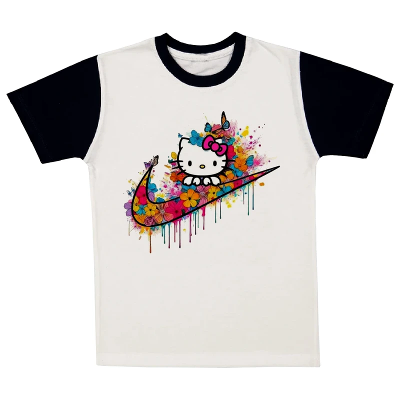 تی شرت آستین کوتاه دخترانه مدل A54