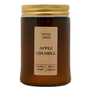 شمع سویا معطر مدل Apple Crumble