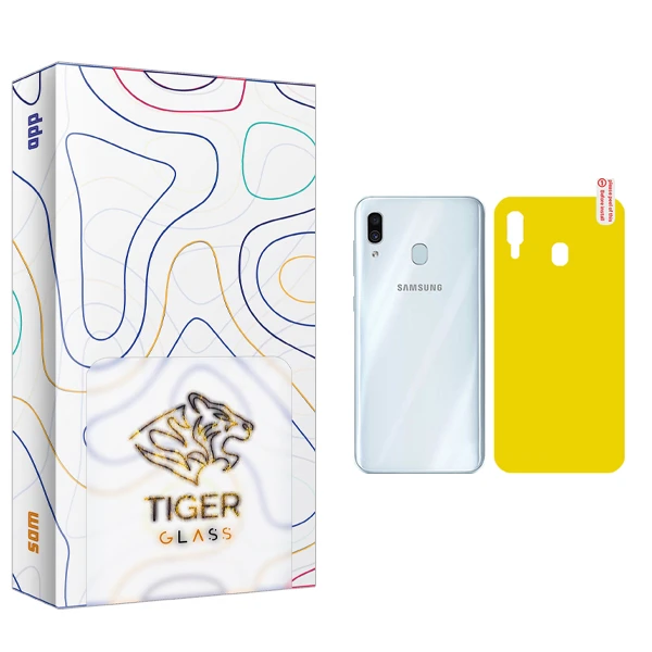 محافظ پشت گوشی تایگر گلس مدل SAM مناسب برای گوشی موبایل سامسونگ Galaxy A20