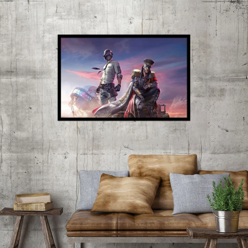 تابلو بکلیت طرح گیمینگ بازی پابجی مدل B-bu1363