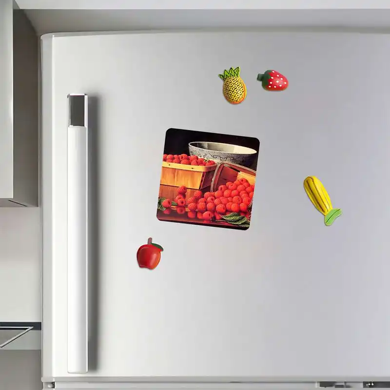 مگنت طرح نقاشی رنگ روغن میوه مدل mg10425