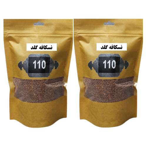 قهوه نسکافه گلد 110- 50 گرم بسته 2 عددی