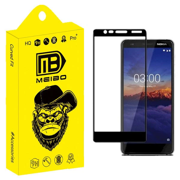 محافظ صفحه نمایش موبایل میبو مدل 9d  مناسب برای گوشی موبایل نوکیا 5.1