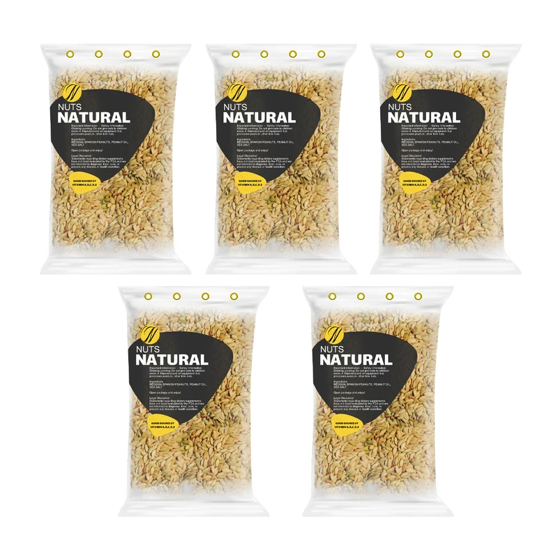 تخمه کدو گوشتی ریز آتشین نچرال - 100 گرم بسته 5 عددی 