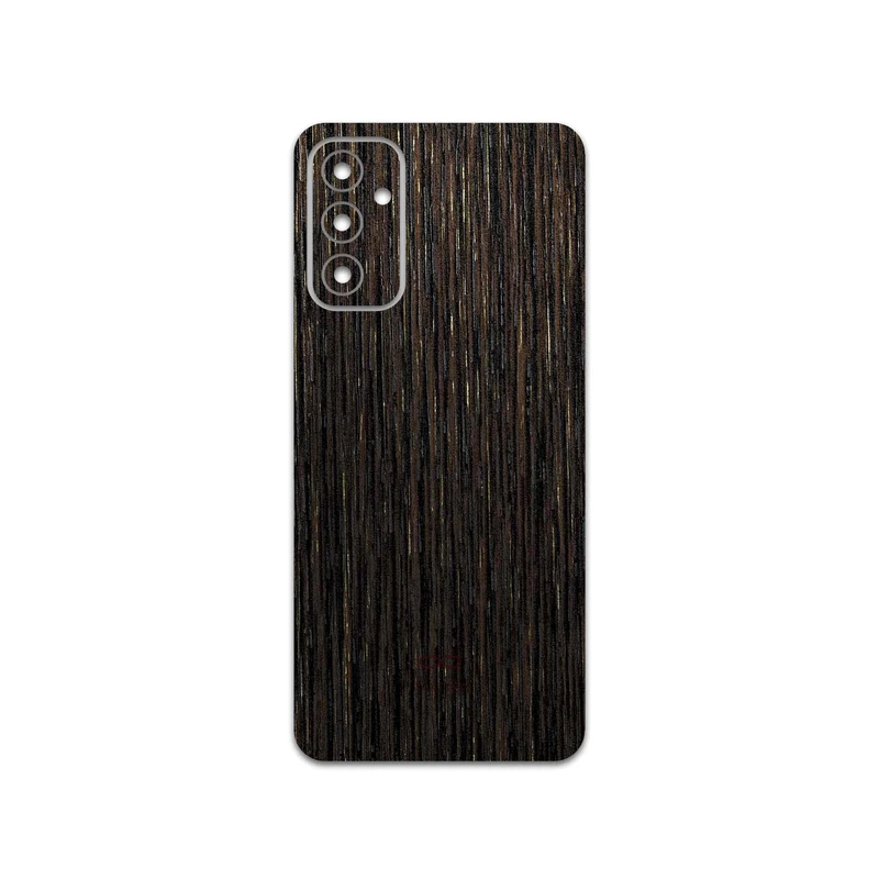 برچسب پوششی ماهوت مدل Dark-Gold-Stripes-Wood مناسب برای گوشی موبایل سامسونگ Galaxy M23