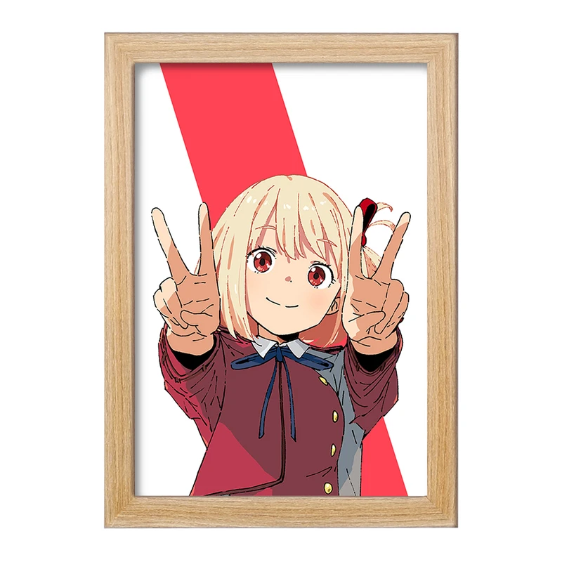 تابلو خندالو مدل چیساتو انیمه لیکوریس ریکویل Lycoris Recoil  کد 22981