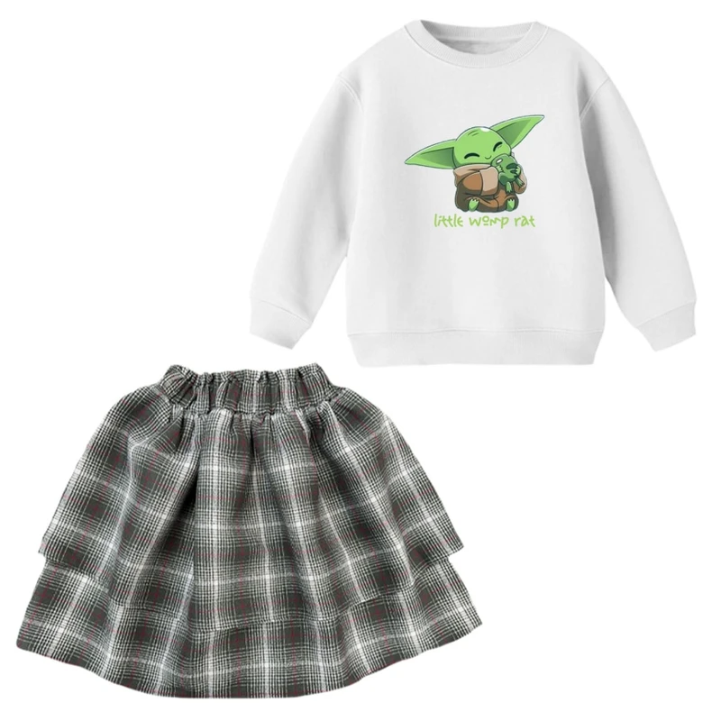 ست بلوز و دامن دخترانه مدل بیبی یودا کد 6